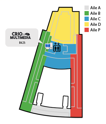 plan d'accès à la salle D423
